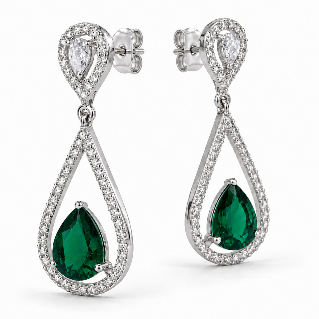 Empress Emerald Earrings