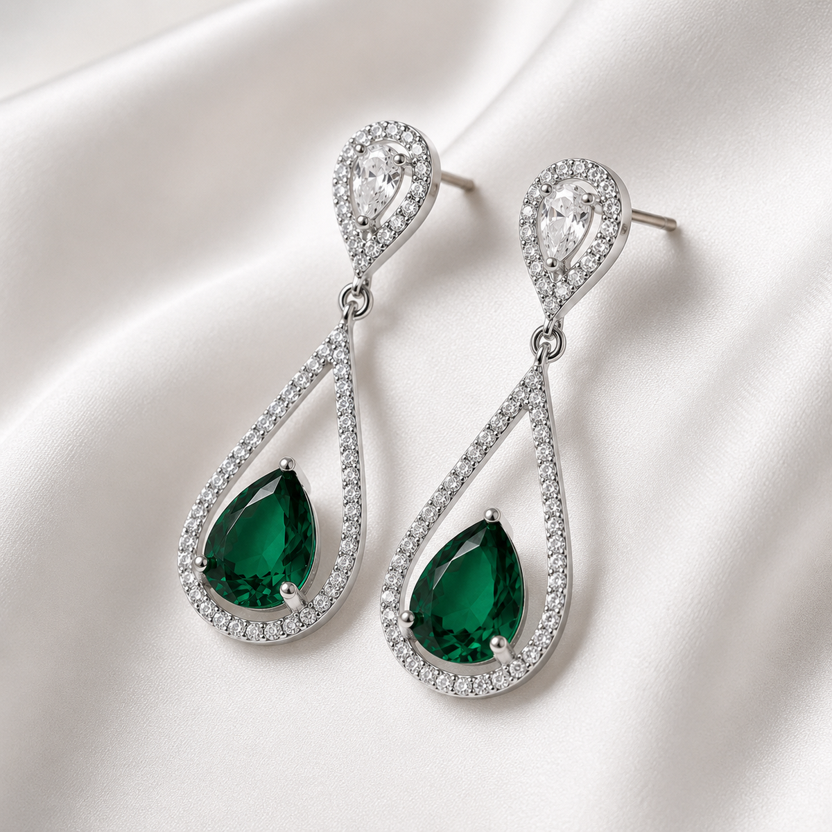 Empress Emerald Earrings