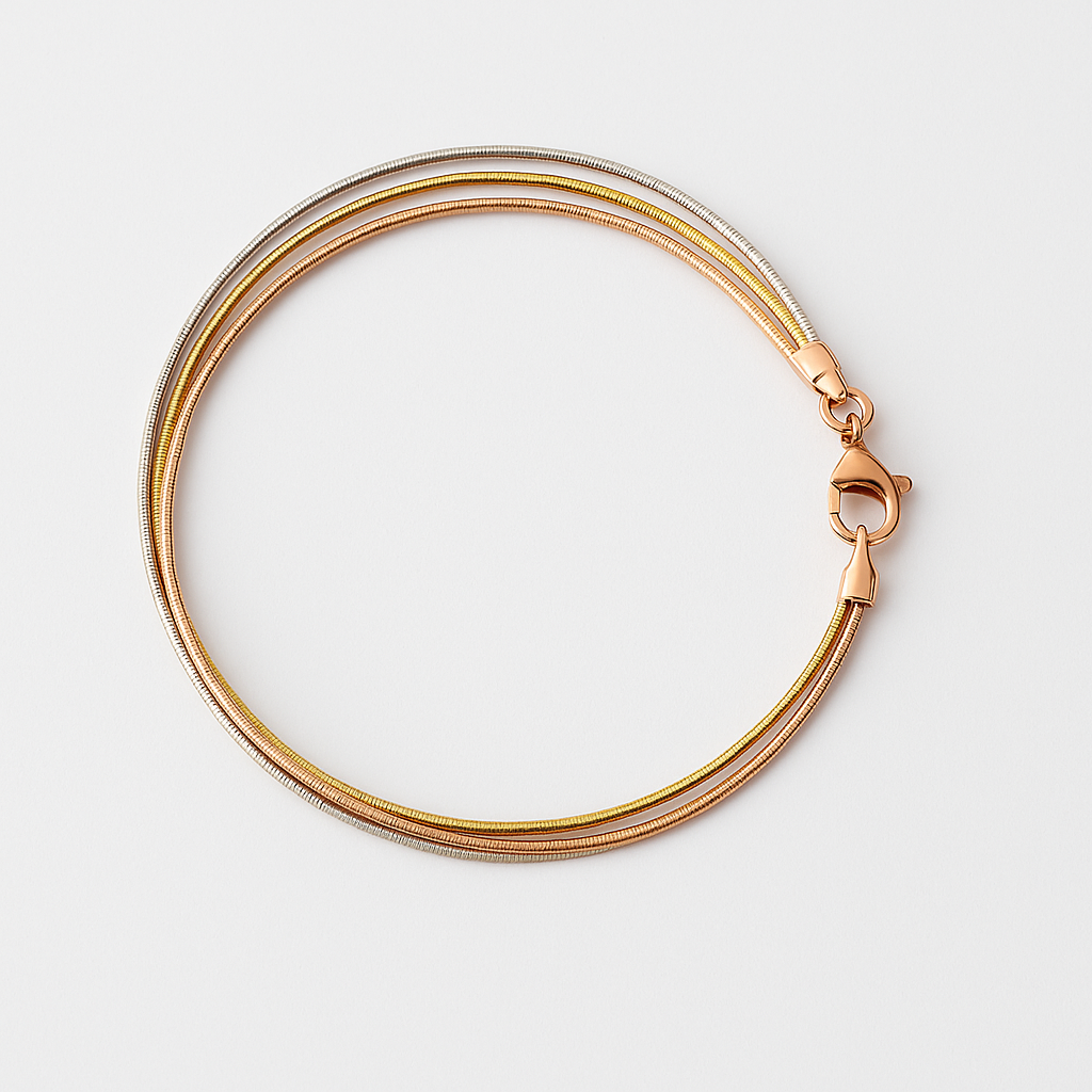 Triple Row Bangle Bracelet by VERSORI – 925 sterling silver bracelet, view 2