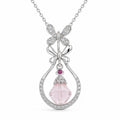 Blushing Butterfly Pendant Necklace