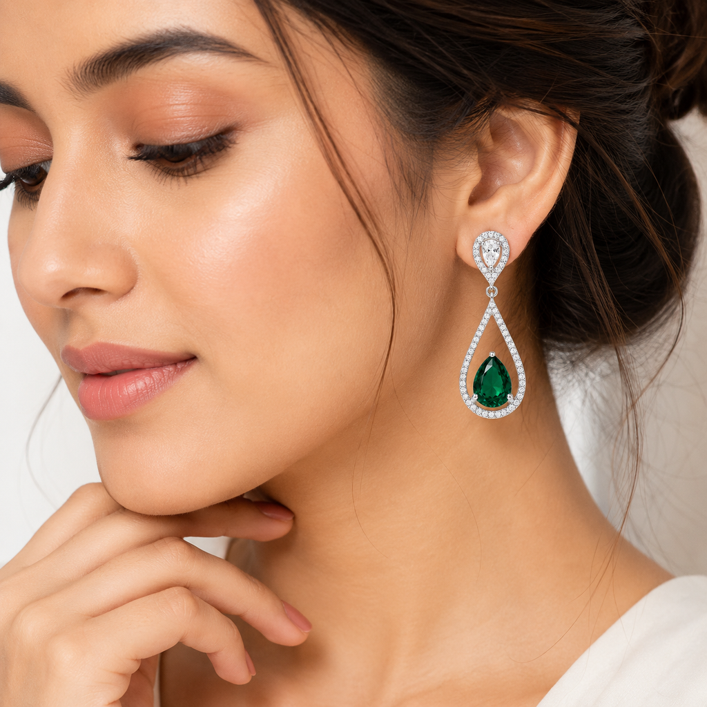 Empress Emerald Earrings