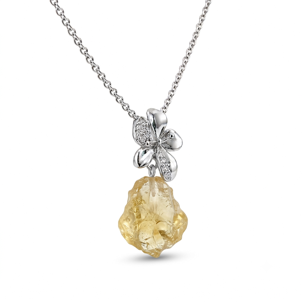 Aurora Teardrop Pendant Necklace by VERSORI – 925 sterling silver pendant necklace, view 4
