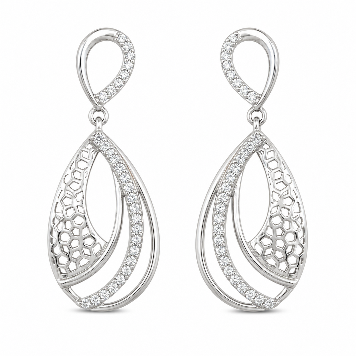 Infinity Petal Earrings