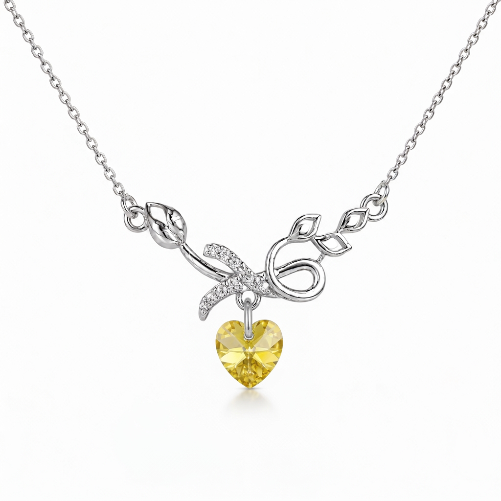 Sunlit Butterfly Necklace by VERSORI – 925 sterling silver pendant necklace, view 4
