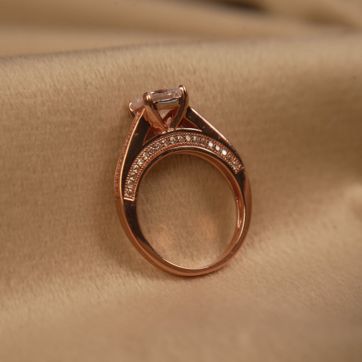Eternity Princess Ring by VERSORI – 925 sterling silver ring, view 3