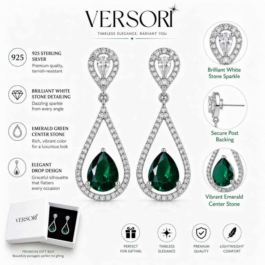 Empress Emerald Earrings