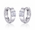The Meridian Hoops by VERSORI – 925 sterling silver earrings, view 1