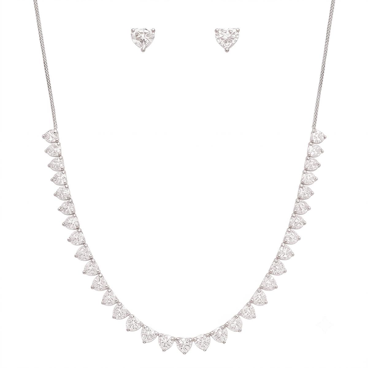 Prism Crystal Set by VERSORI – 925 sterling silver jewellery set, view 1