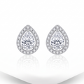 Luma Drop Stud Earrings by VERSORI – 925 sterling silver earrings, view 1