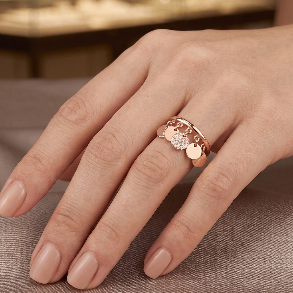 Solstice Chime Ring by VERSORI – 925 sterling silver ring, view 2
