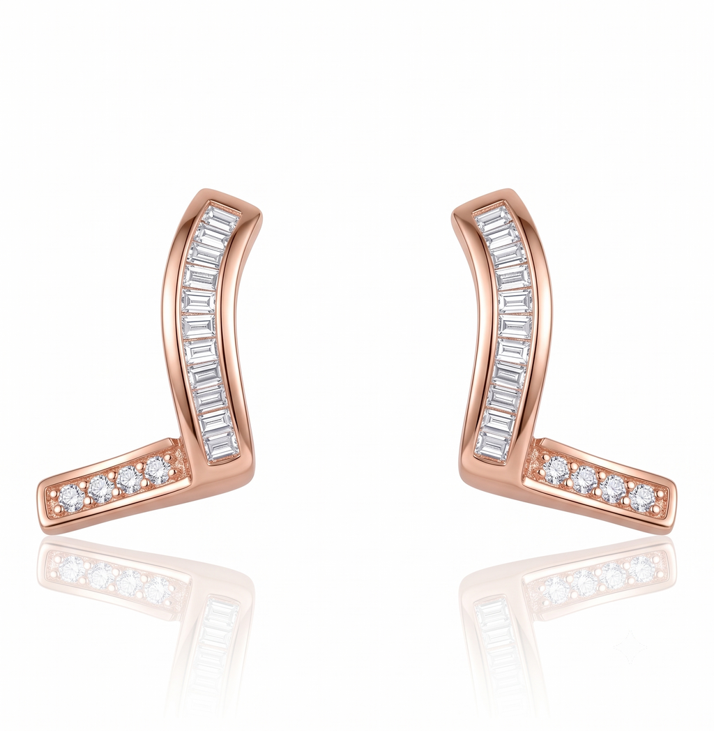 Pearl Drop Earrings by VERSORI – 925 sterling silver earrings, view 3