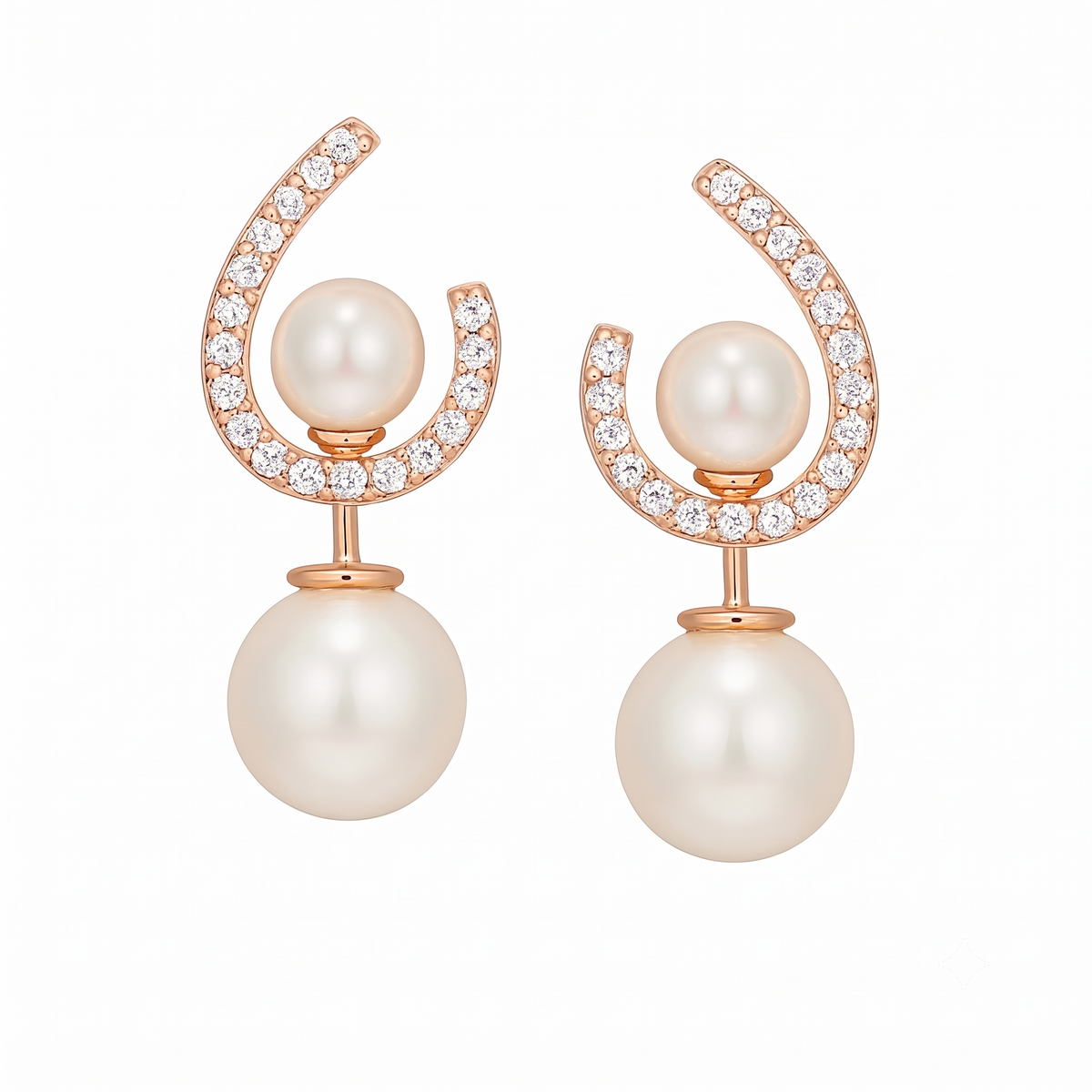 Pearl Earrings 3 in 1 a