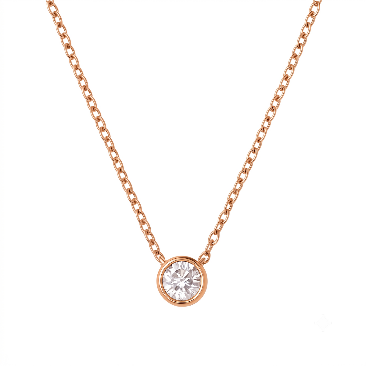 Single Stone C-pendent