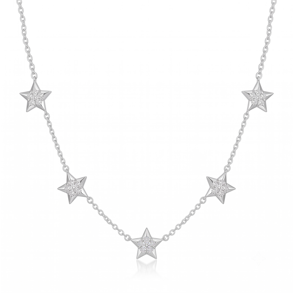 Star Necklace by VERSORI – 925 sterling silver necklace