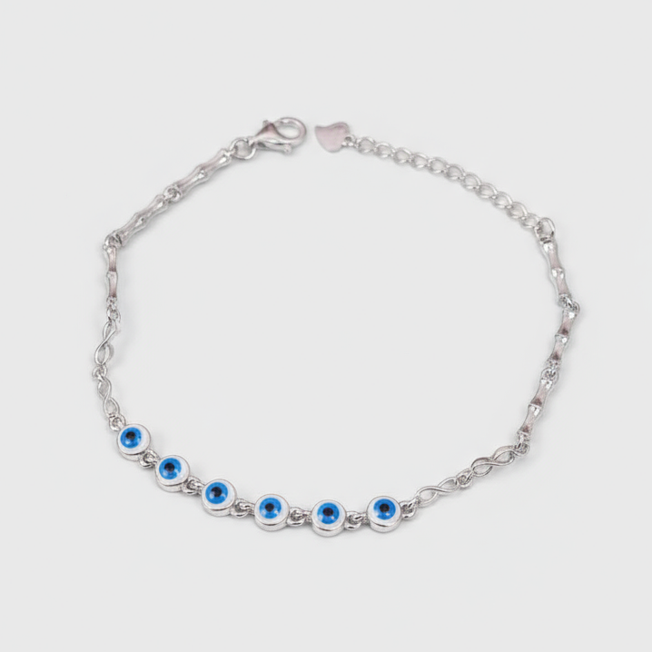 Evil Eye Bracelet by VERSORI – 925 sterling silver bracelet, view 3